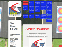 Tablet Screenshot of bbsv-bogensportweb.de